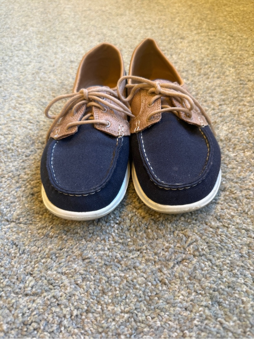 Skechers light weight goga max navy boat shoes women’s size 8.5 - Picture 3 of 7